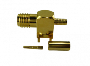 插孔用於 PCB 安裝的 SMA 轉接頭-用於 RG174 的 SMA153-R/A 插孔 PCB｜SMA插孔連接器