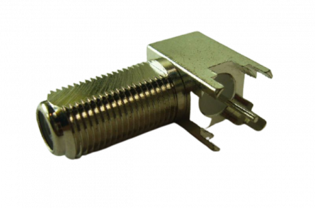 F型 插孔轉接器-F026-R/A 用於 PCB 安裝的插孔｜F型 插孔連接器