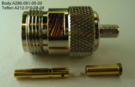 N型 插孔轉接器-N018-N RG174 插孔｜N型 插孔連接器